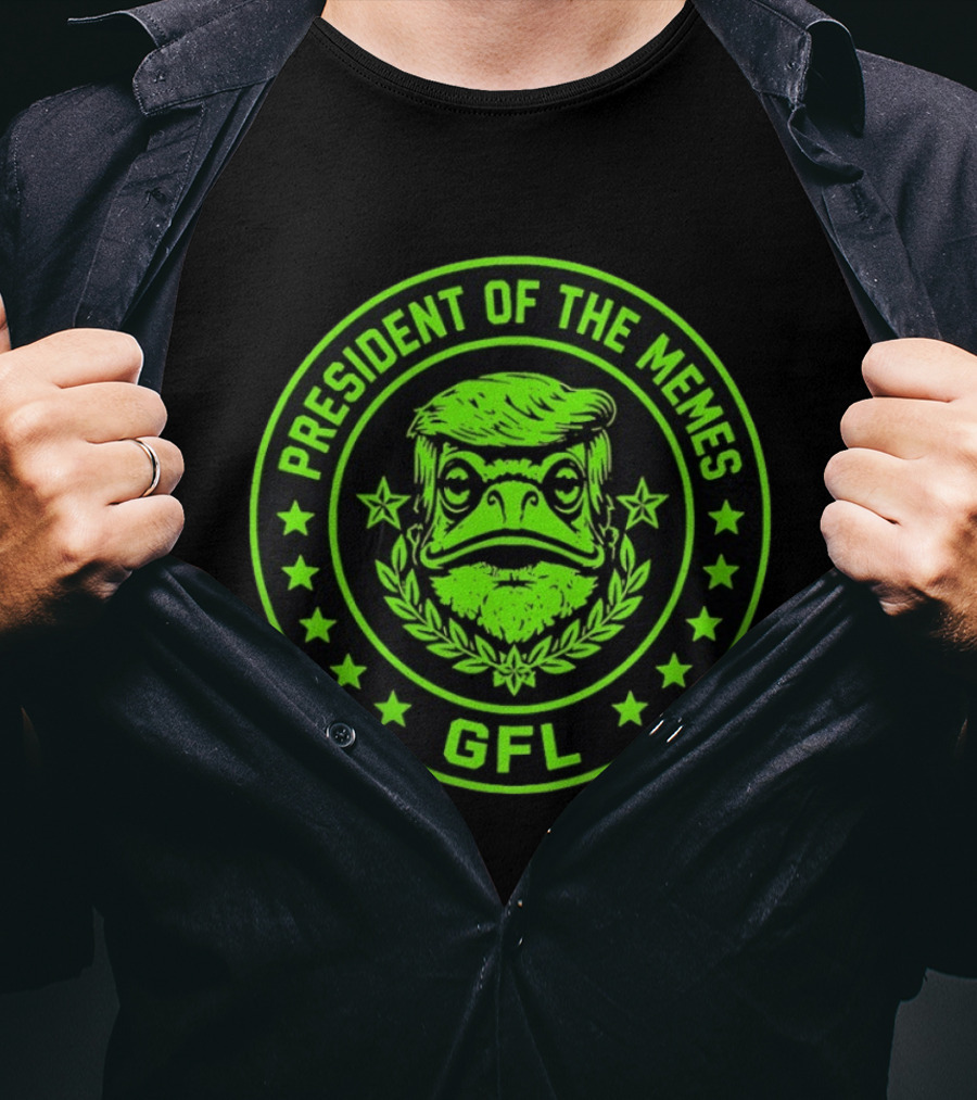 President Of The Memes GFL Donald Trump Bird T-Shirt
