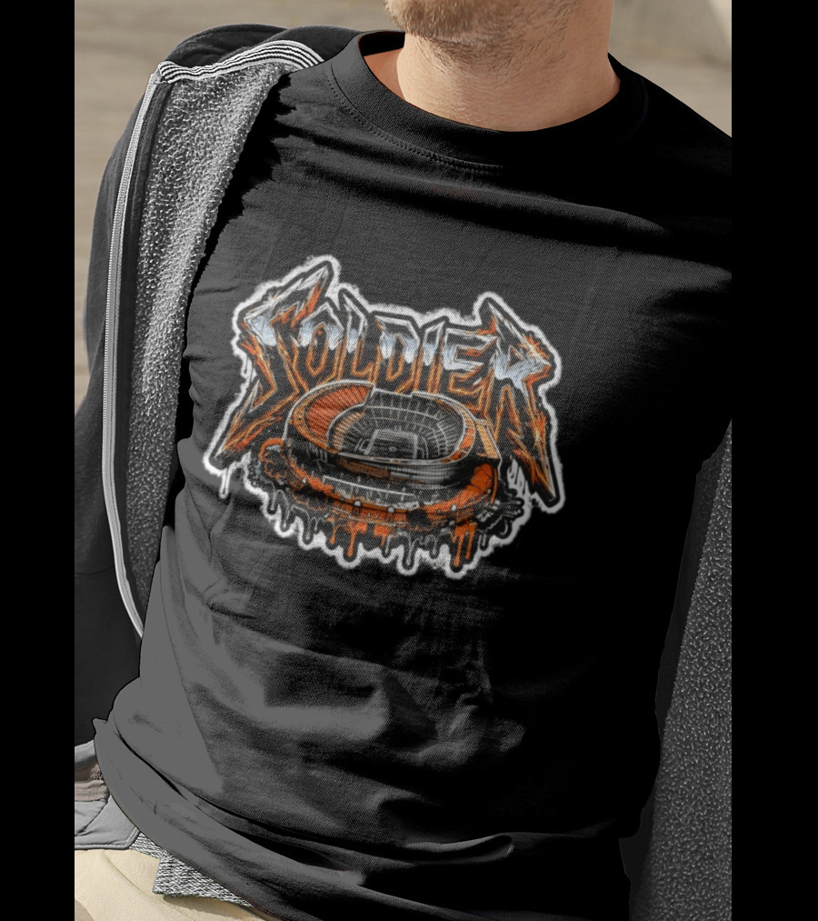 Soldier Field Chicago Bears Football 2026 Stadium Graffiti T-Shirt