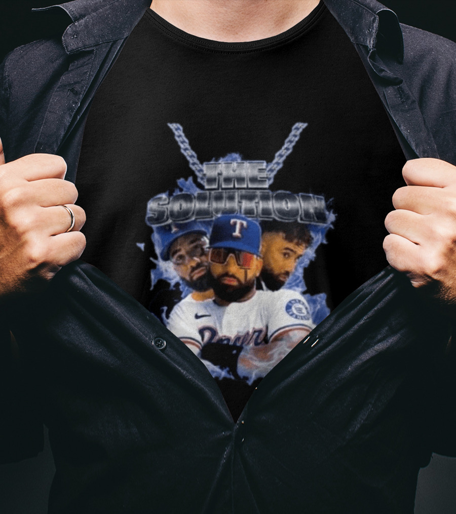 The Solution Ezequiel Duran Texas Baseball Player Chain T-Shirt