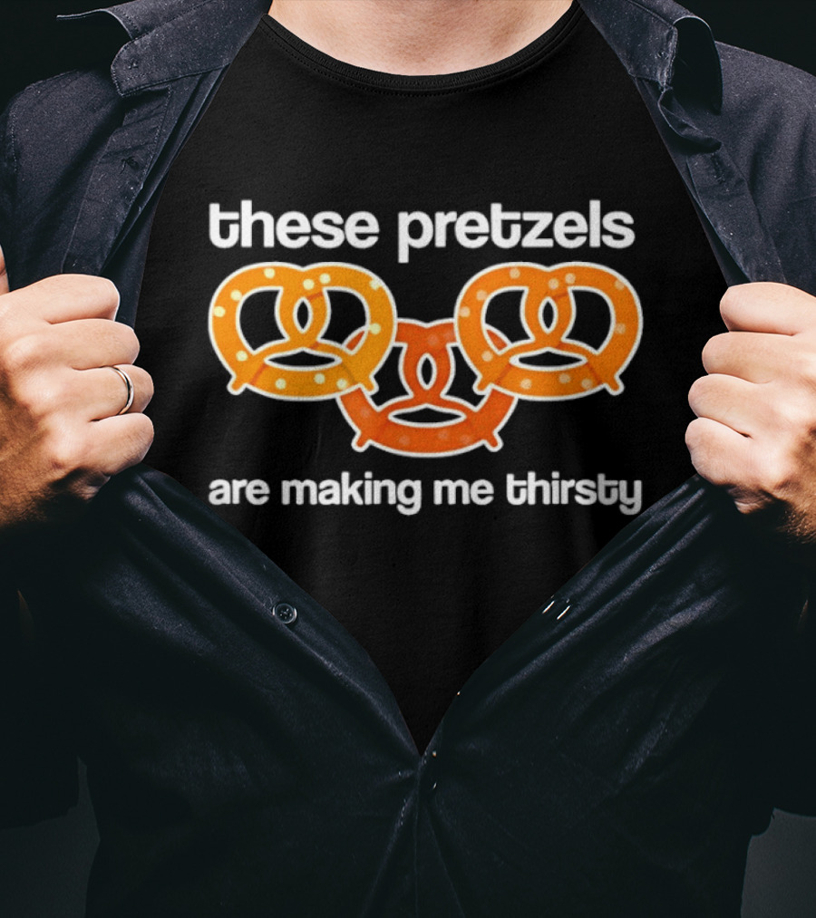 Seinfeld These Pretzels Are Making Me Thirsty Olympic Rings Comedy Show T-Shirt