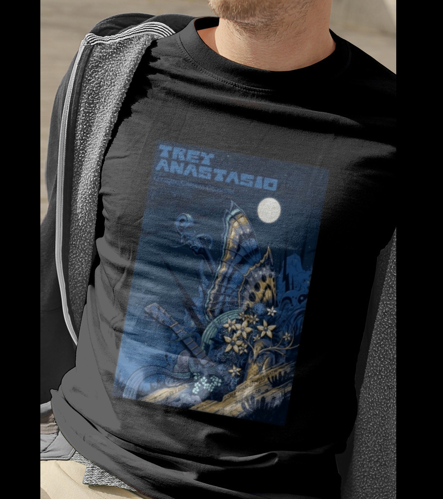 Trey Anastasio Colorado Symphony Orchestra Red Rocks Amphitheatre Moonlit Performance June 7 2026 T-Shirt