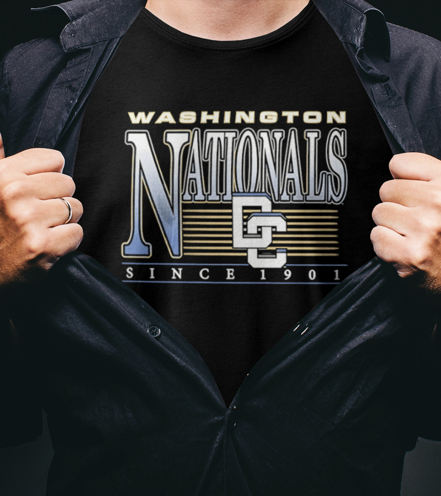 Washington Nationals DC MLB Baseball Sport League Team Since 1901 T-Shirt