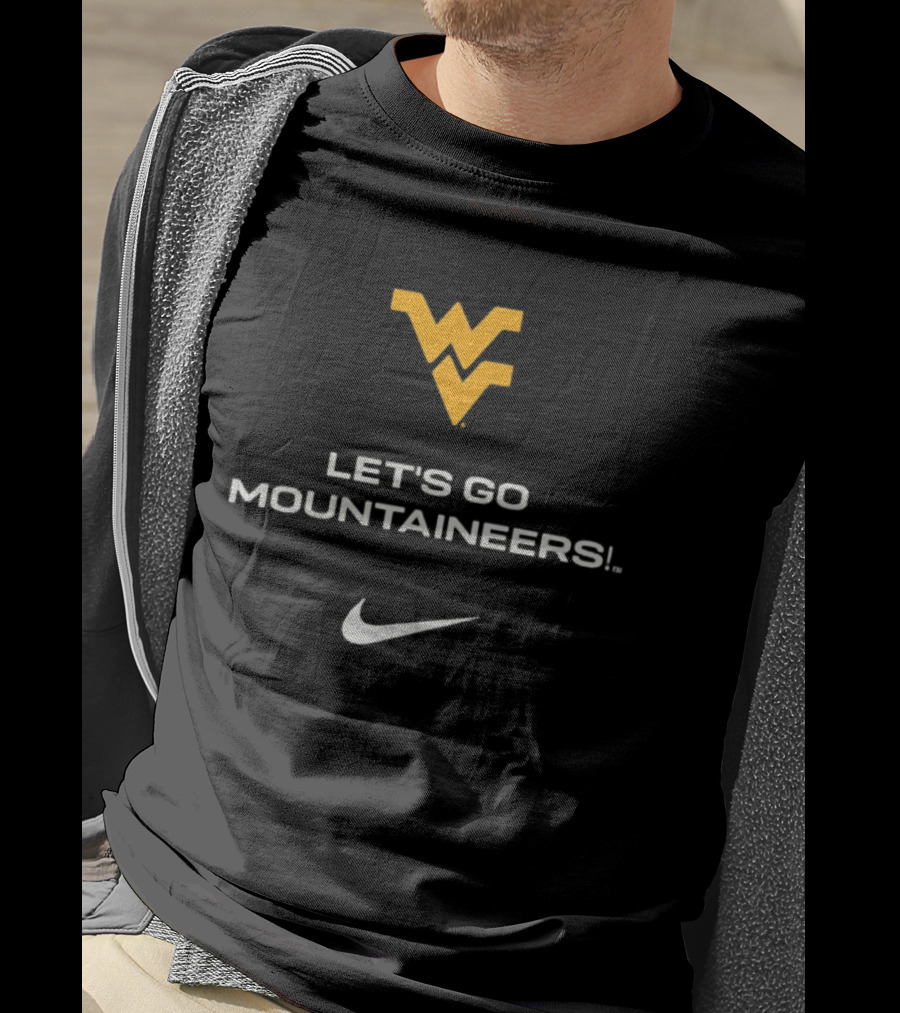 West Virginia Mountaineers Let's Go Mountaineers Nike T-Shirt