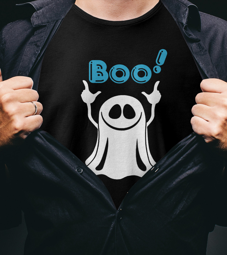 Boo Ghost Spooky Halloween Fun T-Shirt