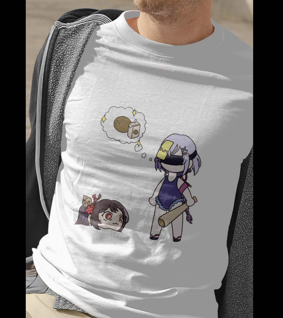Qiqi Dumpling Vision With Hutao Adorable Interaction T-Shirt