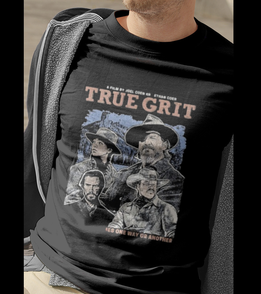 A Film By Joel Coen And Ethan Coen True Grit One Way Or Another Cast Illustration T-Shirt