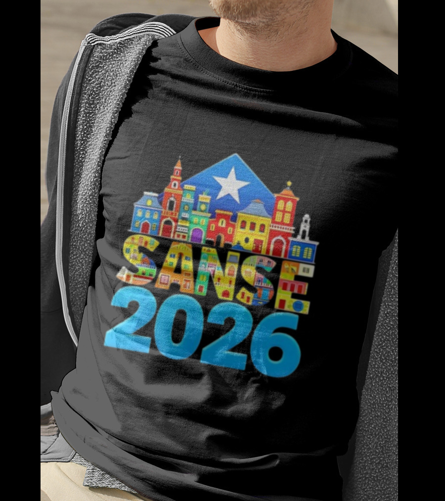 Sanse 2026 Balcones De Cora San Sebastian Festival San Juan T-Shirt