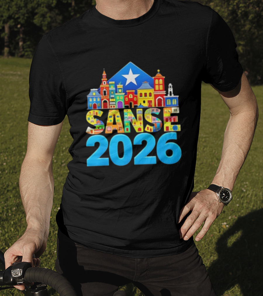 Sanse 2026 Balcones De Cora San Sebastian Festival San Juan T-Shirt