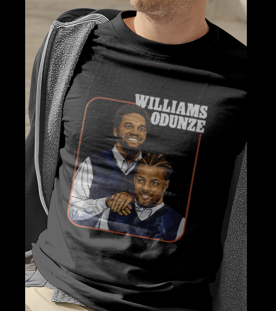 Caleb Williams Rome Odunze Vintage Step Brothers Bears T-Shirt