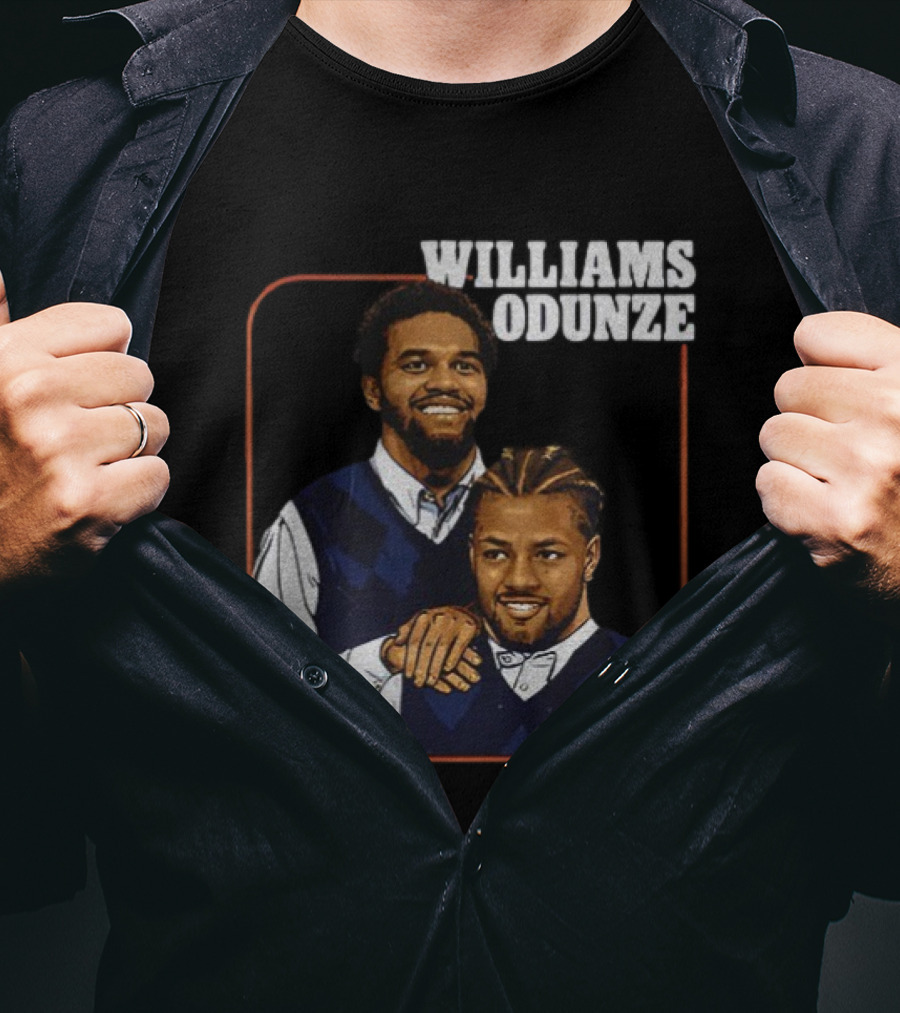 Caleb Williams Rome Odunze Vintage Step Brothers Bears T-Shirt