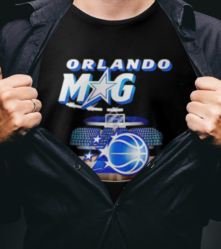 Authmade Orlando Magic Basketball Arena Stars T-Shirt