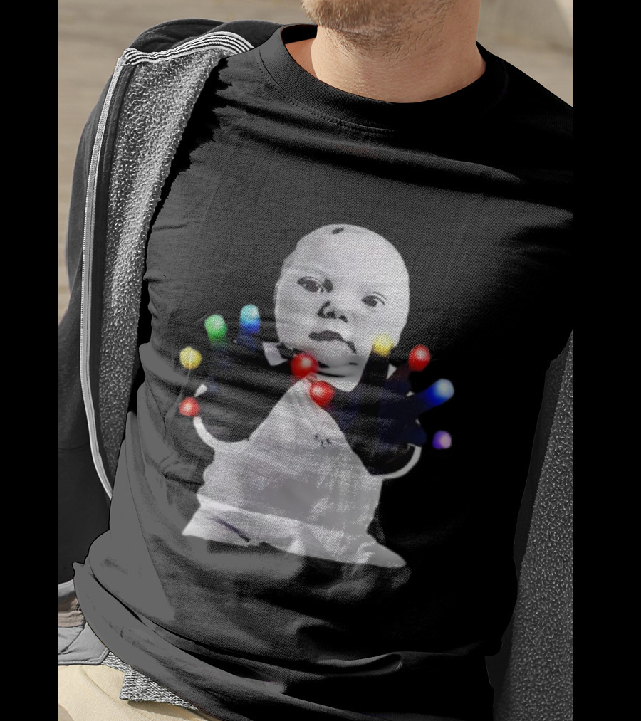 AI Baby Hands Light Gloving Meme Niche T-Shirt