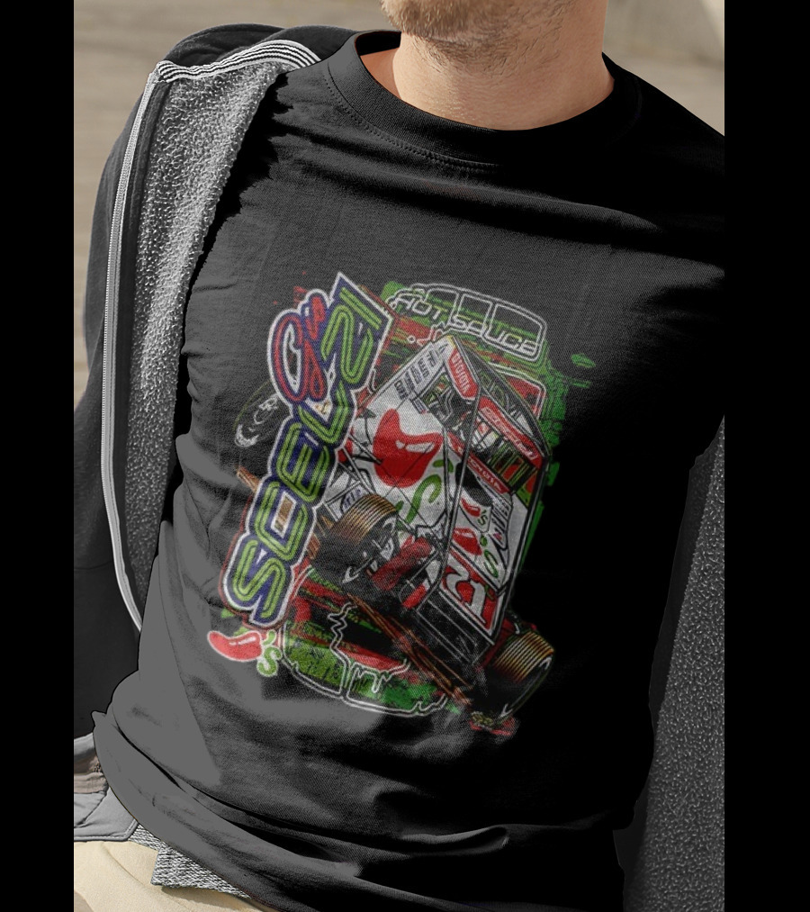 Gio Scelzi Hot Sauce Chili Bowl Racing Graphics T-Shirt
