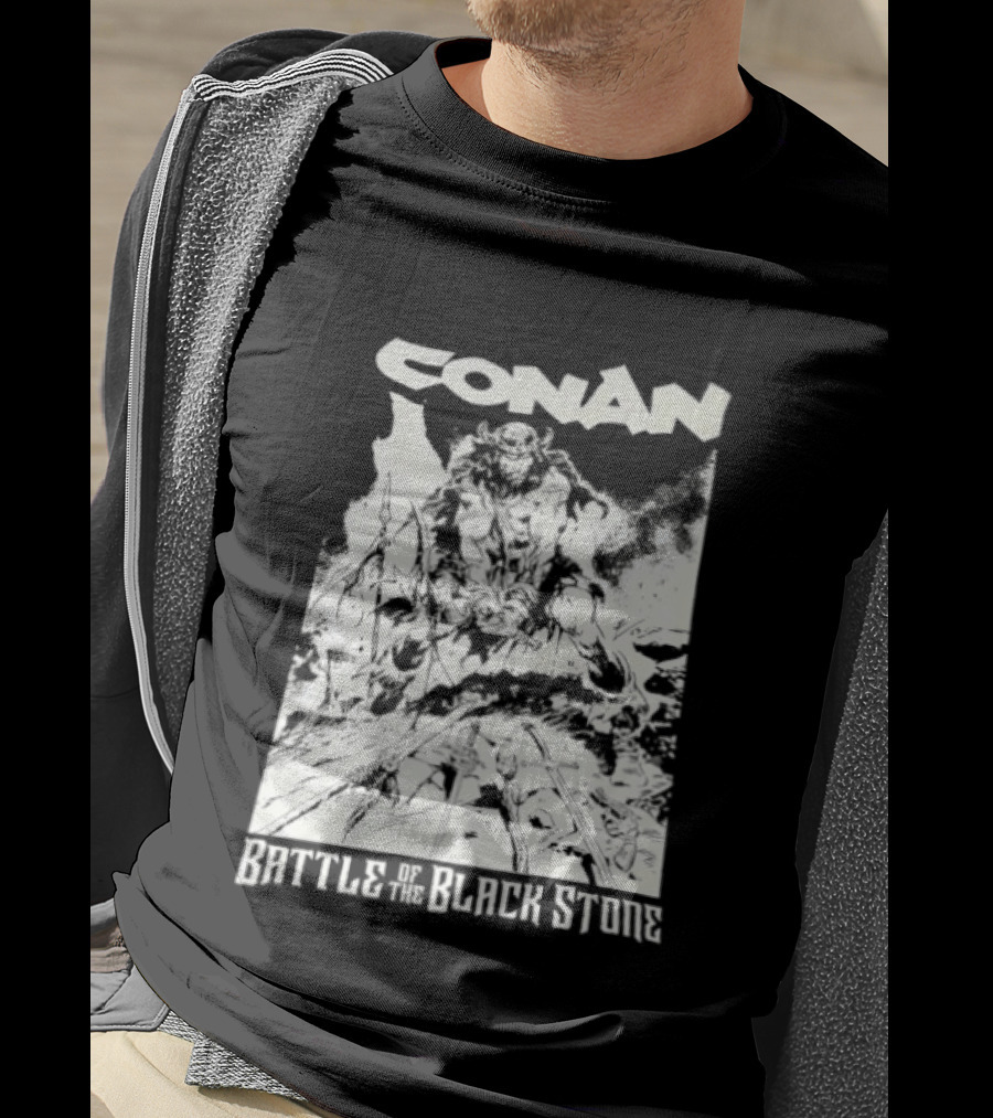 Conan Battle Of The Black Stone Fantasy Adventure T-Shirt