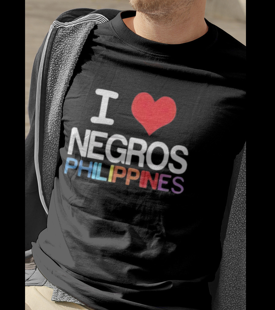 I Love Negros Philippines Heart Symbol T-Shirt