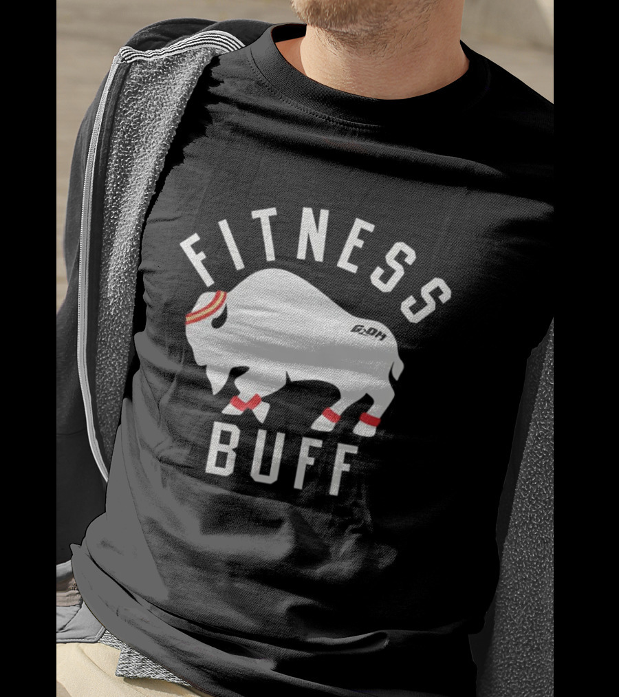 Fitness Buff Headband Bison T-Shirt