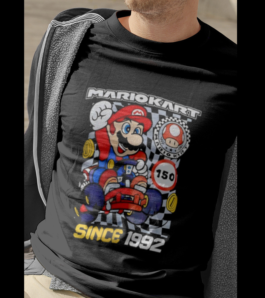 Super Mario Kart Racing Champion 150cc Since 1992 T-Shirt