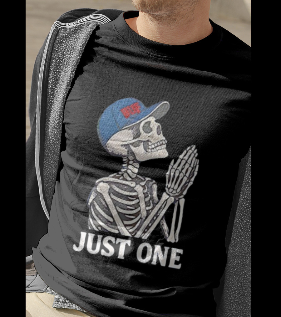 Buffalo Bills Super Bowl Wish Skeleton Praying BUF Hat T-Shirt