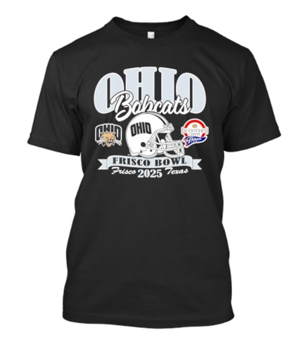 Ohio Bobcats Frisco Bowl 2025 Helmet Theme T-Shirt