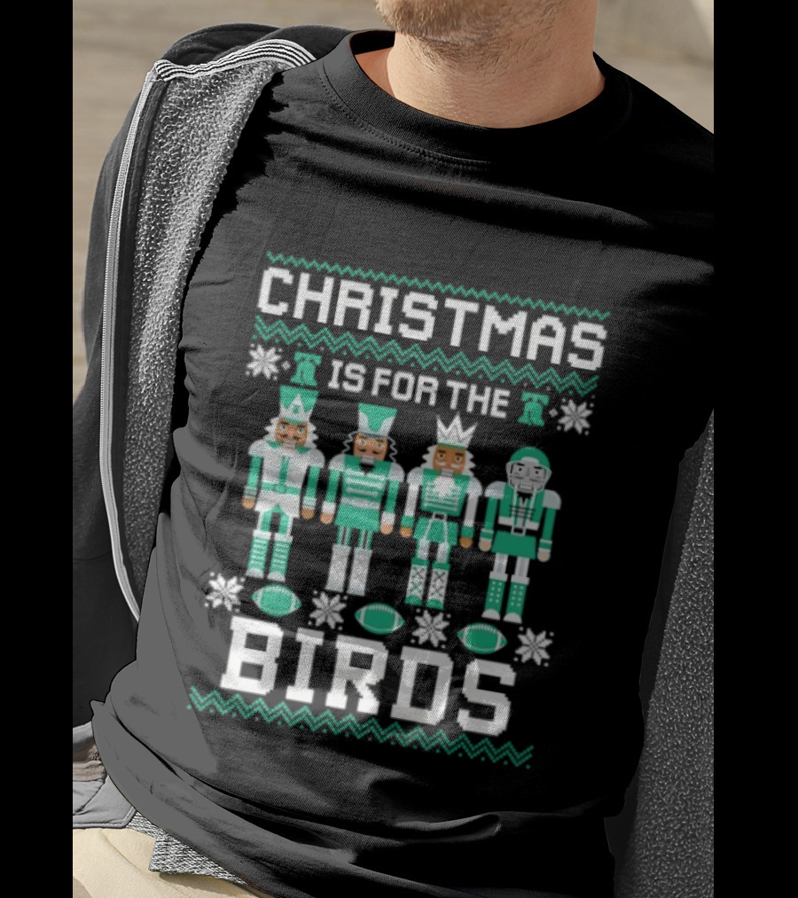 Christmas Is For Me Eagles Birds Nutcracker T-Shirt