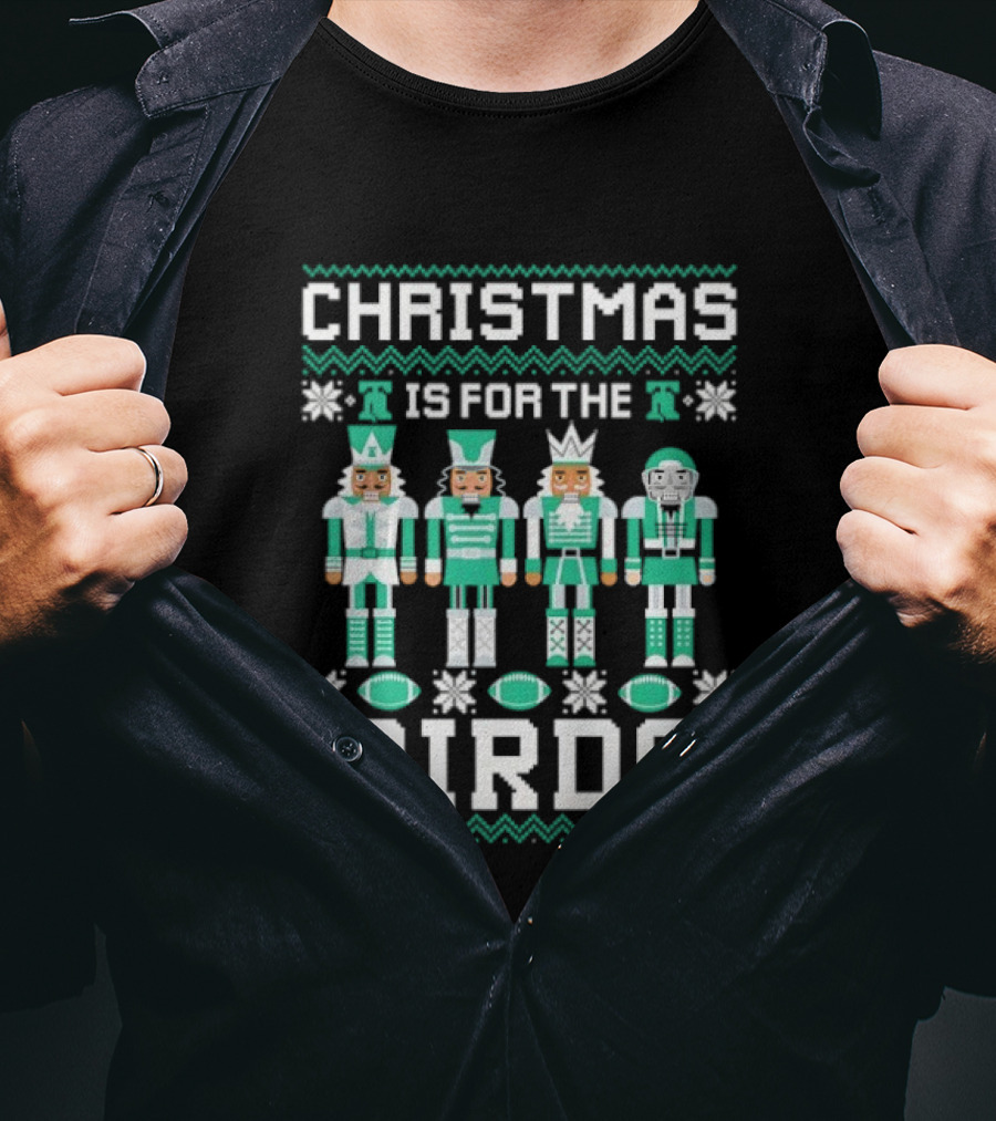 Christmas Is For Me Eagles Birds Nutcracker T-Shirt