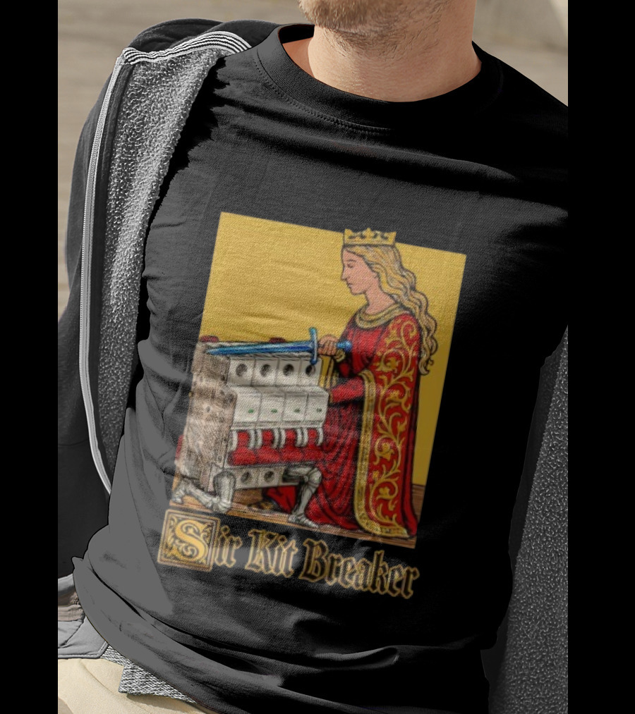 Sir Kit Breaker RuneScape Medieval Knight Parody T-Shirt