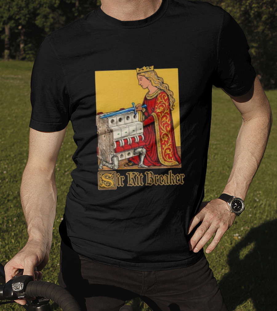 Sir Kit Breaker RuneScape Medieval Knight Parody T-Shirt