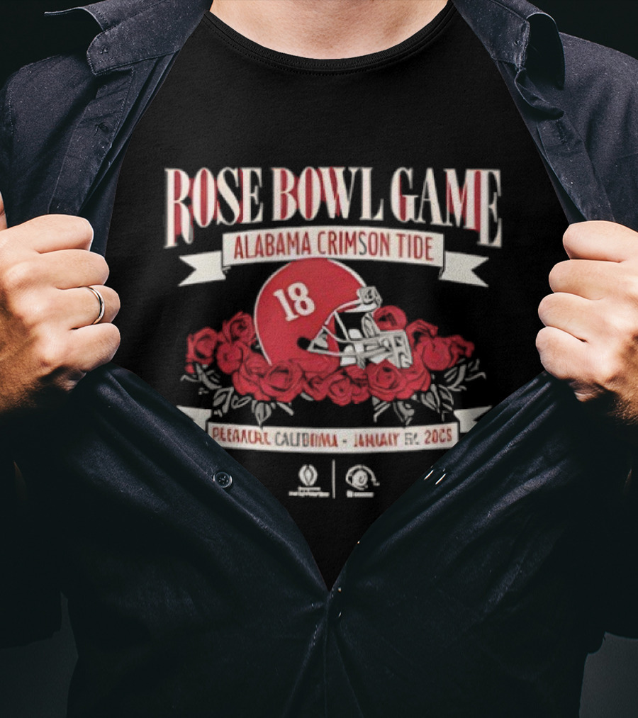 Rose Bowl Game Alabama Crimson Tide 18 January Pasadena 2005 T-Shirt