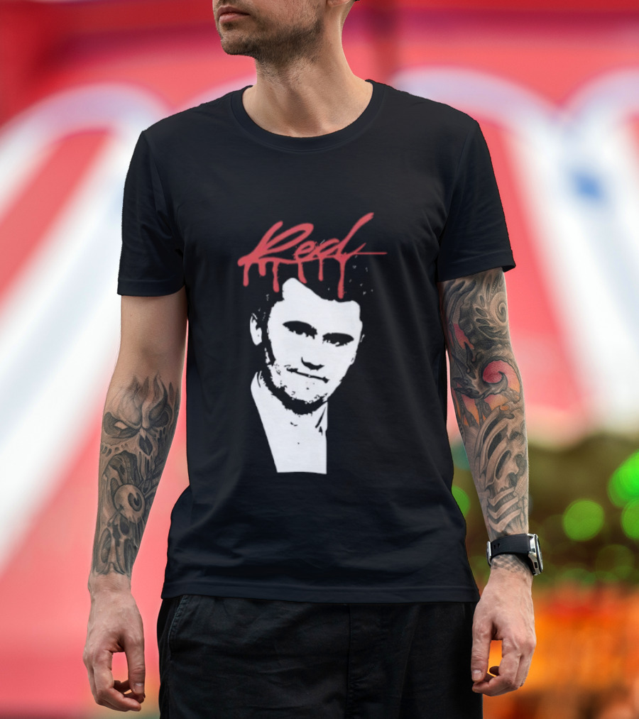 Red Charlie Kirk RIP T-Shirt