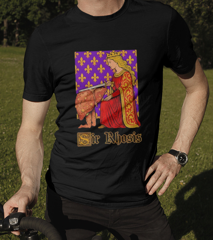 Sir Rhosis Regal Medieval Knight Humorous RuneScape Pun T-Shirt