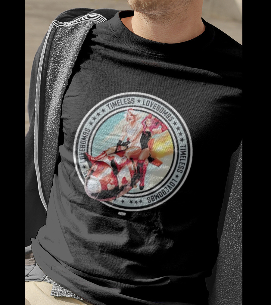 Timeless Love Bombs All Elite Wrestling Bombs Away T-Shirt