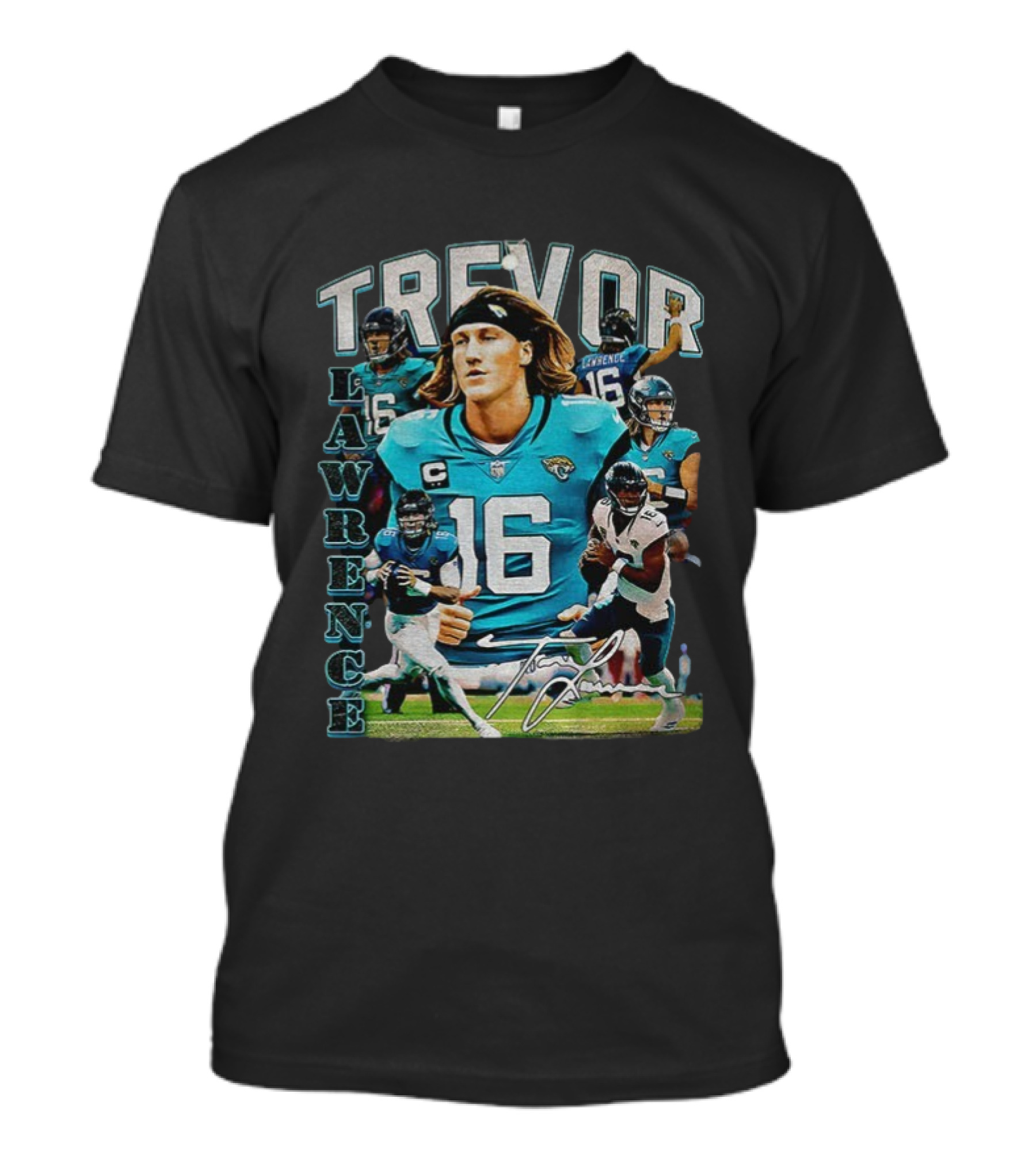 Trevor Lawrence 16 Jacksonville Jaguars Football Vintage T-Shirt