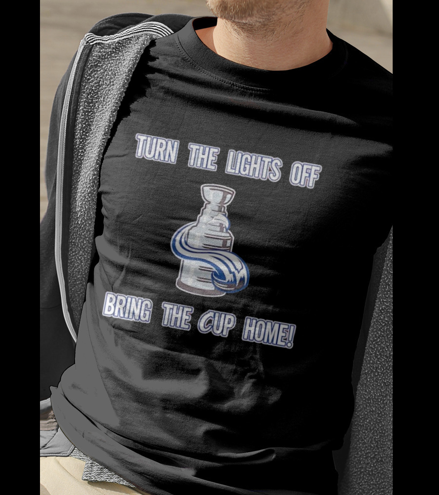 Turn The Lights Off Bring The Cup Home Colorado Avalanche Hockey Stanley Cup T-Shirt