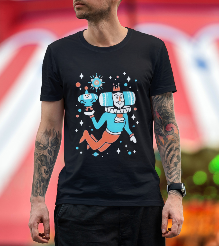 Space Dad Cool Katamari Prince Cosmic Adventure T-Shirt