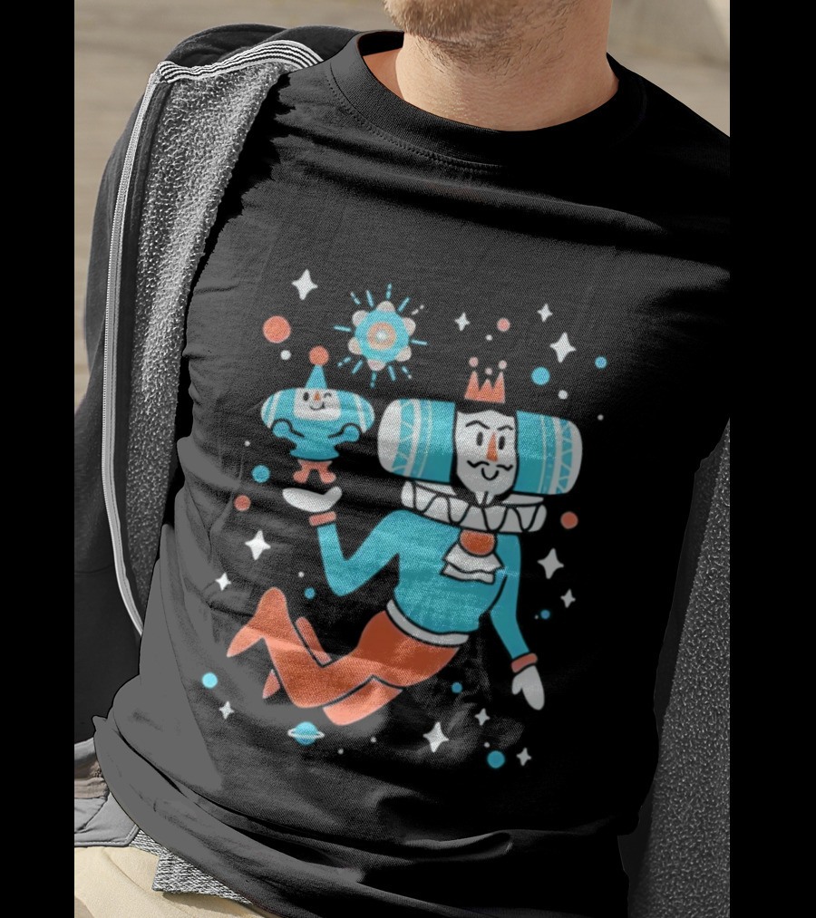 Space Dad Cool Katamari Prince Cosmic Adventure T-Shirt