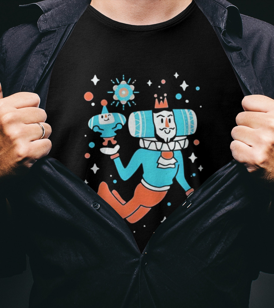 Space Dad Cool Katamari Prince Cosmic Adventure T-Shirt