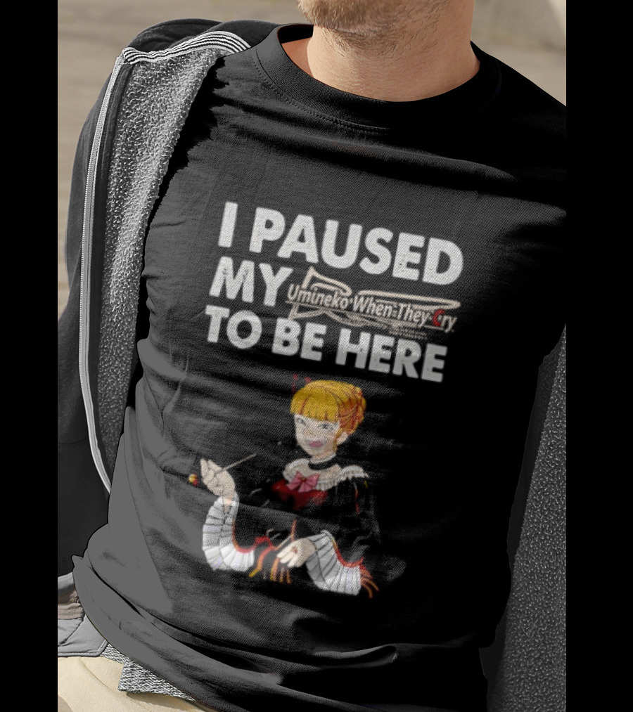 Umineko I Paused My When They Cry To Be Here Anime Character T-Shirt