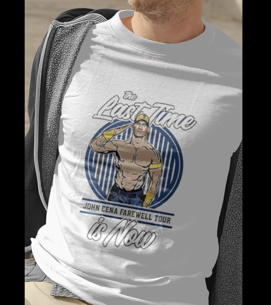 John Cena The Last Time Farewell Tour Is Now 2025 Salute T-Shirt