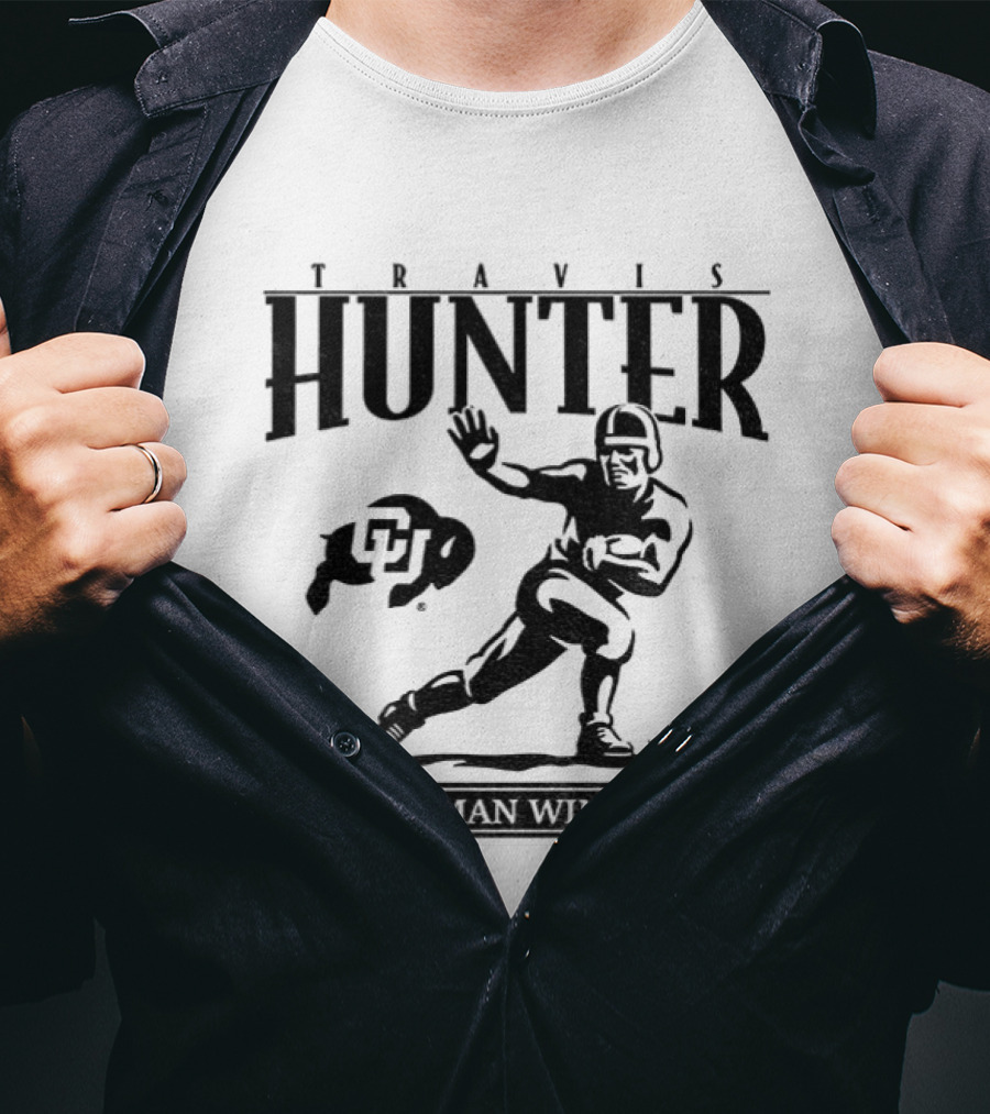 Travis Hunter Colorado 2024 Heisman Trophy Contender Buffs Football T-Shirt