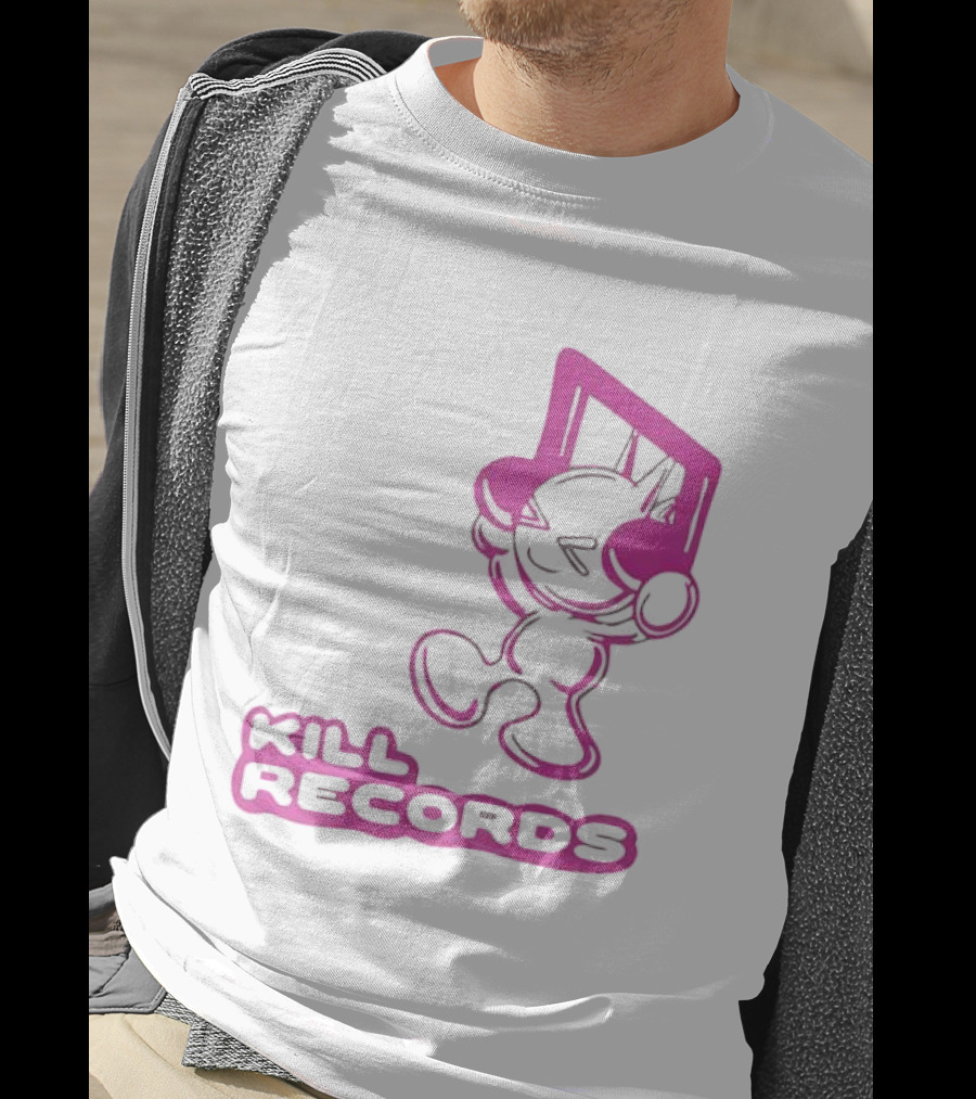 Lil Killa Kill Records Radio Icon With Music Notes T-Shirt