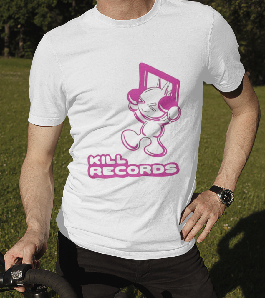 Lil Killa Kill Records Radio Icon With Music Notes T-Shirt