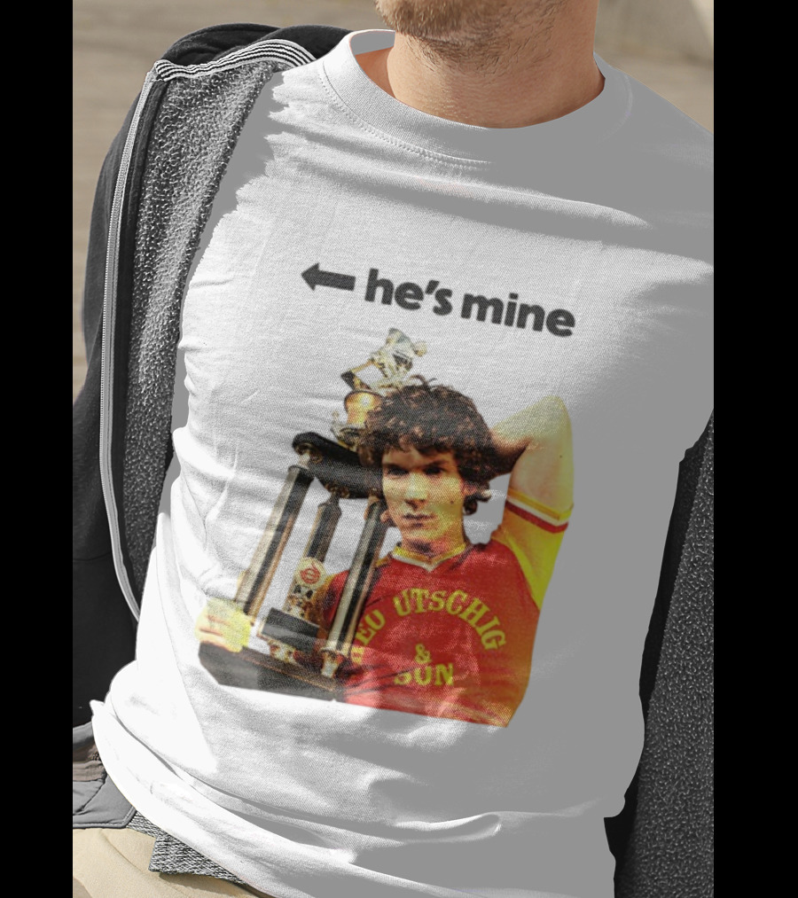 He's Mine Retro Trophy Winner Theo Utschig & Son Heated Rivalry T-Shirt