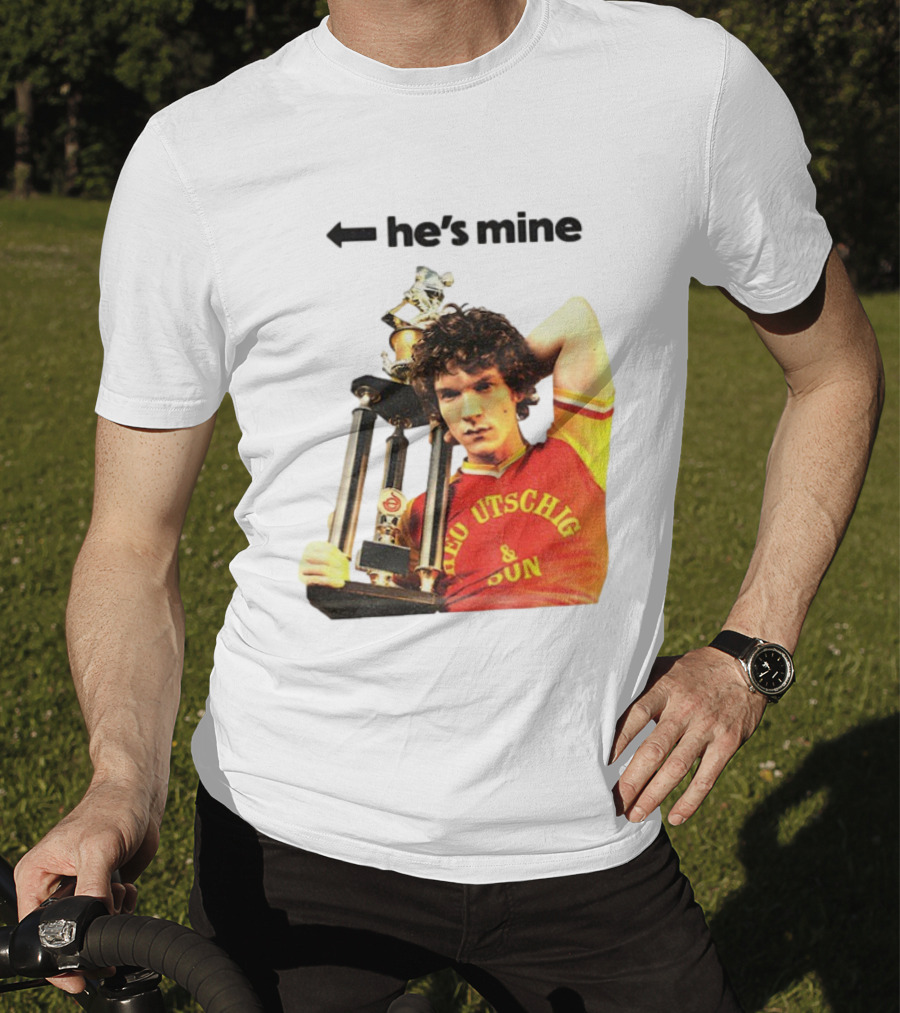 He's Mine Retro Trophy Winner Theo Utschig & Son Heated Rivalry T-Shirt