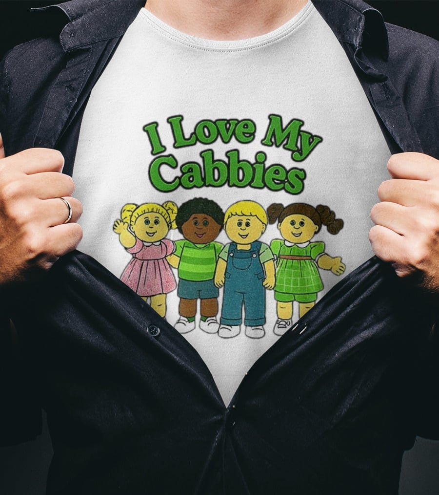 I Love My Cabbies Retro 80s Toy Characters Nostalgia T-Shirt