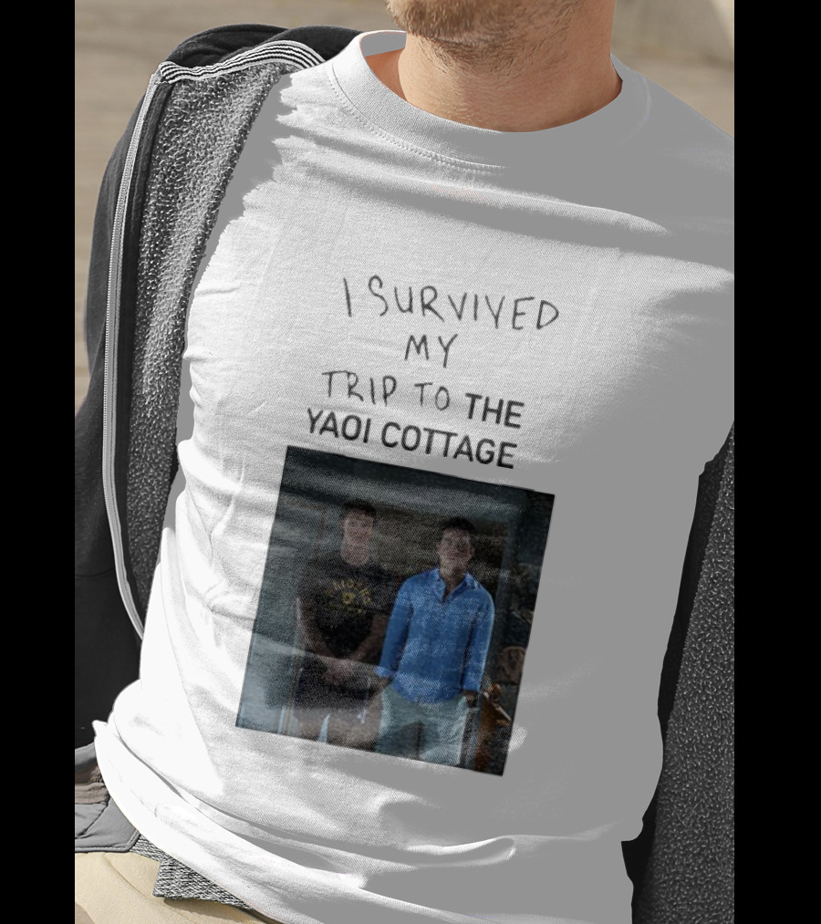 I Survived My Trip To The Yaoi Cottage Heated Rivalry Cottagecore LGBTQ+ Comedy Series T-Shirt