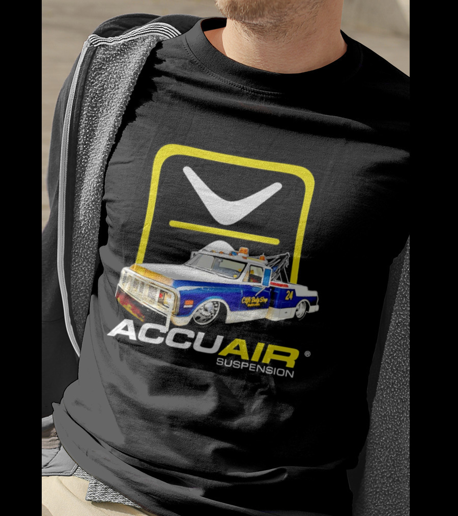 AccuAir Suspension Chevrolet C10 Tow Truck Clife Body Shop T-Shirt