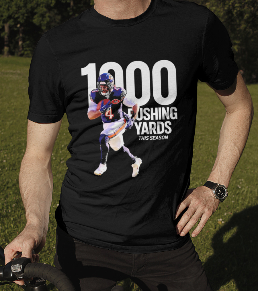 Chicago Bears 1000 Rushing Yards This Season T-Shirt