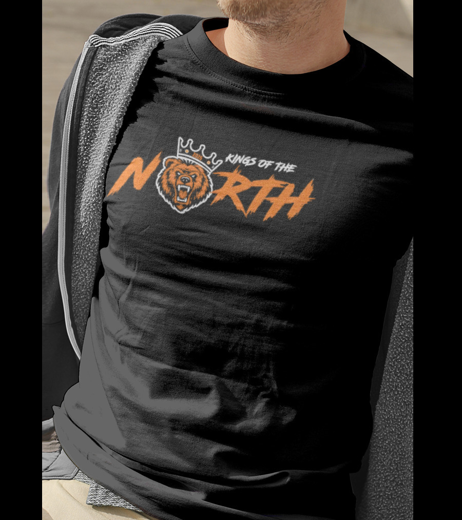 Chicago Bears Kings Of The North 2025 Football Bear T-Shirt