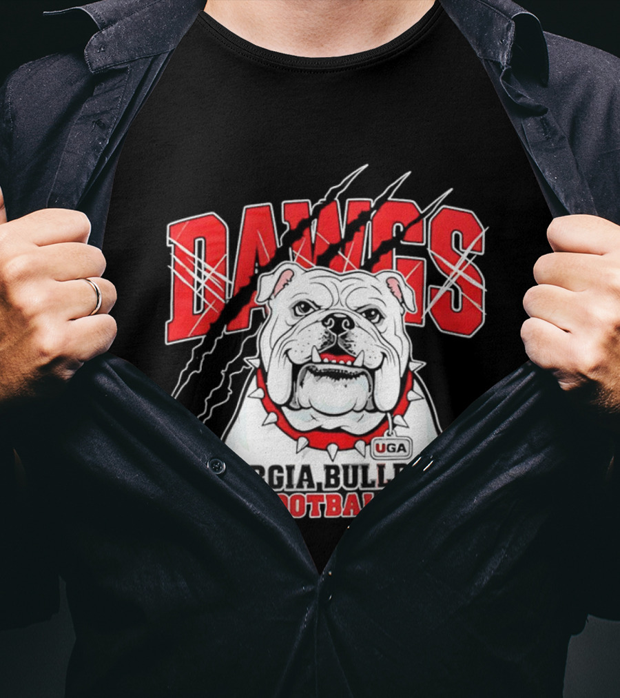 DAWGS Georgia Bulldogs UGA Football T-Shirt