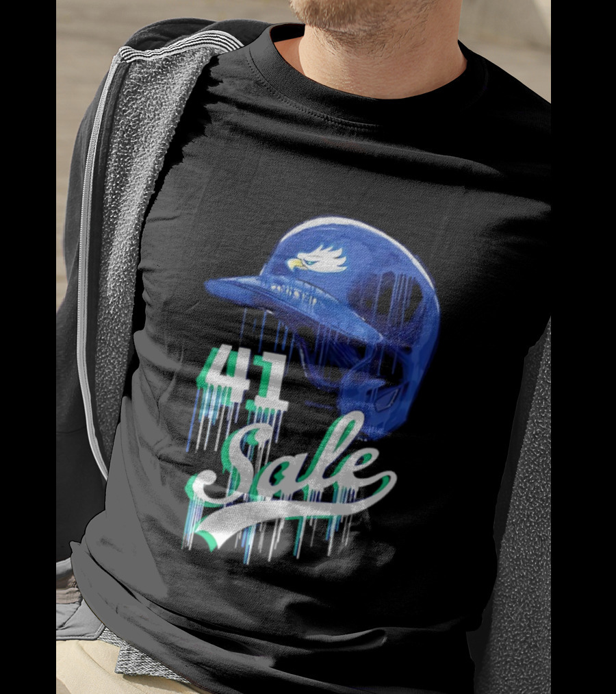 Chris Sale 41 Florida Gulf Coast Eagles Baseball Helmet T-Shirt